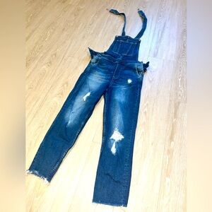 Jean jumper suit